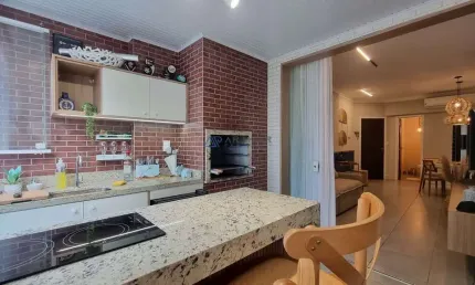 Apartamento em Praia Grande, Canto do Forte com 2 quartos, 2 suítes, 83m²