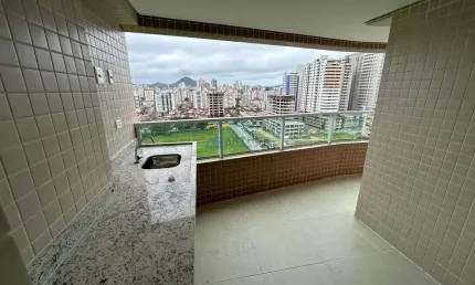 Apartamento vista mar de 95,68m² sendo 3 suítes | 2 vagas | varanda gourmet