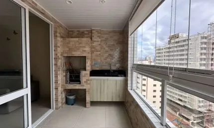 Comprar apartamento com lazer na guilhermina praia grande