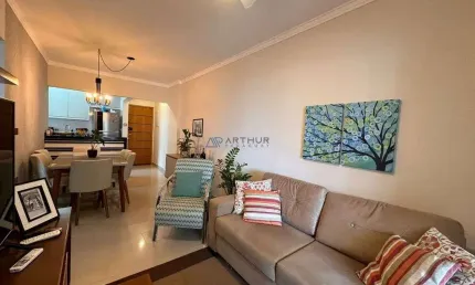 Apartamento à venda em praia grande no guilhermina com 2 suítes