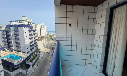 Apartamento 02 dormitórios - vista mar - mobiliado - bairro: ocian