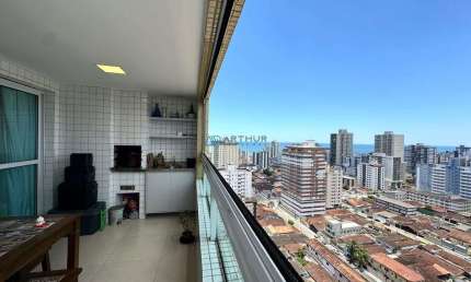Apartamento 2 dormitórios  - vista mar - lazer completo - bairro: guilhermina