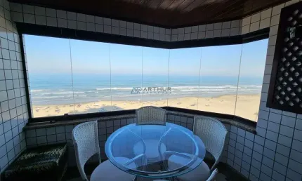 Apartamento à venda em Praia Grande Frente Mar 3 quartos e Lazer Completo