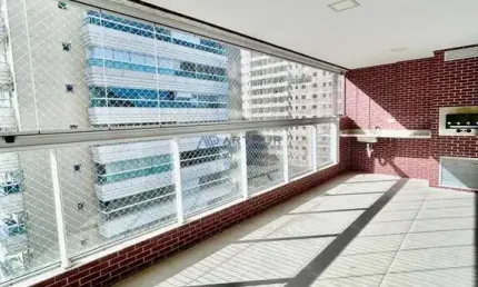 Apartamento à venda em praia grande, 3 dormitórios, andar alto e vista livre