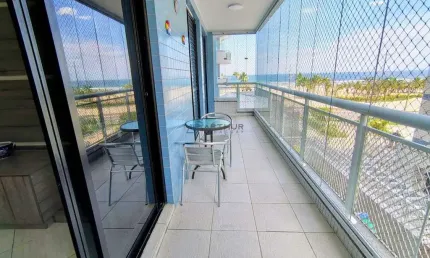Apartamento à venda mobiliado com 3 quartos em praia grande. bairro tupi