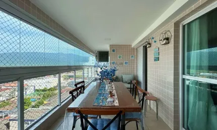Apartamento à venda na Praia Grande, 03 dormitórios, 01 suíte, 02 vagas