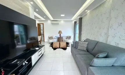 Apartamento à venda em Praia Grande na Guilhermina, 03 dormitórios, 01 suíte