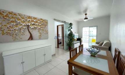 Apartamento à venda em Praia Grande no Caiçara, 02 Quartos, com vista para o mar