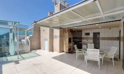 Cobertura Duplex em Praia Grande, Guilhermina com 4 quartos, piscina, 354m²