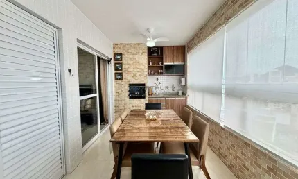Apartamento à venda em Praia Grande no bairro Guilhermina com 3 Suítes