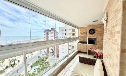 Apartamento à venda em Praia Grande na Guilhermina, 3 quartos, 1 suíte, 2 vagas