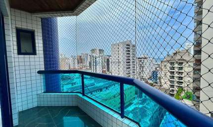 Apartamento à venda em Praia Grande na Guilhermina com 03 dormitórios, 106m²