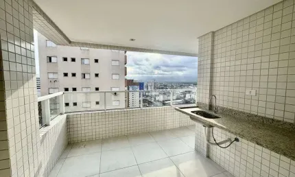 Apartamento à venda em praia grande no bairro aviação com 2 suítes