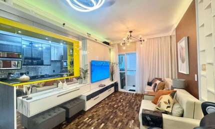 Apartamento à venda em Praia Grande na Guilhermina com 03 dormitórios, 01 suíte