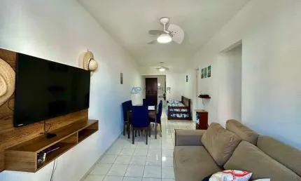 Apartamento à venda na Guilhermina em Praia Grande, 01 dormitório, 01 vaga