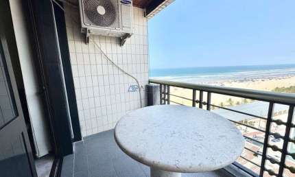 Apartamento à venda em Praia Grande na Guilhermina 02 dorm., 01 suíte, vista mar