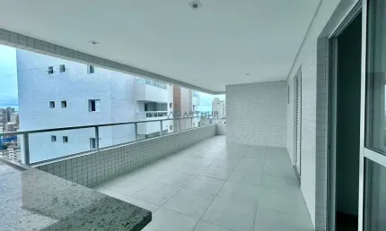 Apartamento à venda em praia grande com 03 suítes, 02 vagas e 127m