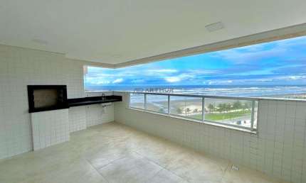 Apartamento frente mar à venda em Praia Grande com 3 quartos sendo 2 suítes