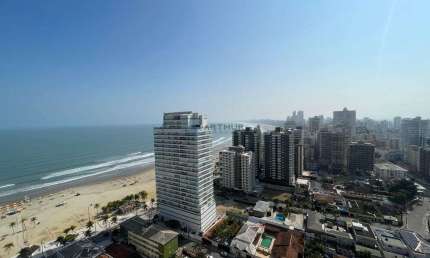 Apartamento à venda em Praia Grande com 3 dormitórios modificado - vista Mar