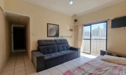 Apartamento à venda em Praia Grande no Canto do forte, com 1 quarto e 46m²