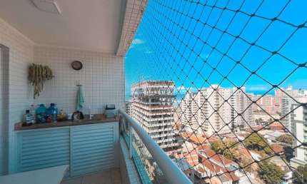 Apartamento à Venda em Praia Grande, 2 quartos,2 banheiros e 2 vagas demarcadas