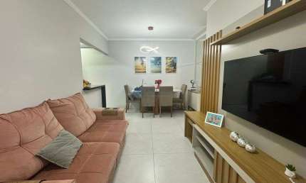 Apartamento à venda em Praia Grande no Canto do Forte com vista Mar