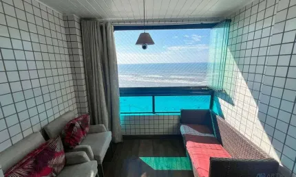 Apartamento à venda em Praia Grande com 2 dormitórios  - Vista Mar - Lazer