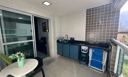 Apartamento à venda na Praia Grande no Boqueirão com  02 dormitórios , 01 suíte