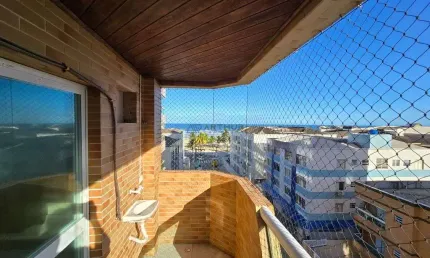 Apartamento de 3 dorm, 2 suítes, com vista mar definitiva