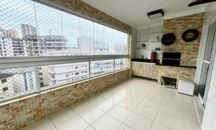 Apartamento à venda em Praia Grande na Guilhermina 3 dormitórios