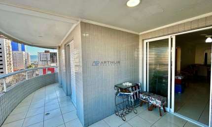 Apartamento à venda em Praia Grande na Tupi, Vista mar, Frente rua
