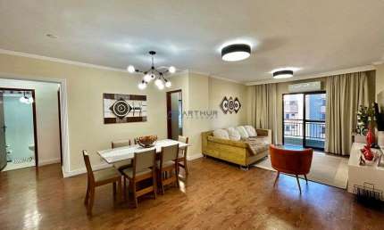 Apartamento à venda em Praia Grande, 03 suítes com sacada e vista livre