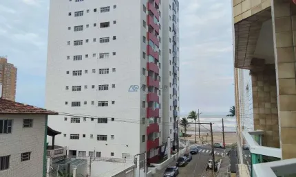 Apartamento à venda em praia grande na ocian com vista mar