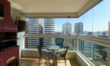 Apartamento à venda em Praia Grande no Canto do Forte com 02 quartos, 01 suíte