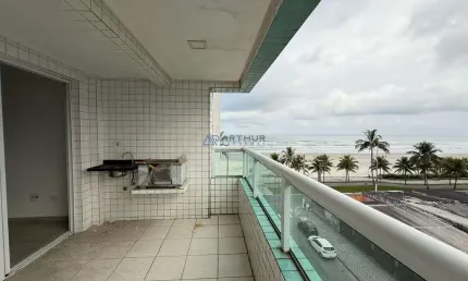 Apartamento à venda em Praia Grande  com 2 dormitórios - Vista Mar