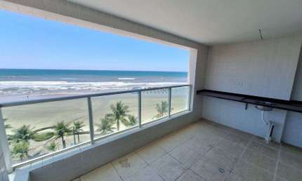 Apartamento à venda com 2 dormitórios, Frente Mar em Mongaguá