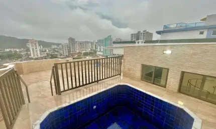 Cobertura à Venda em Praia Grande com 3 quartos, 3 banheiros, 2 vagas e 120m²