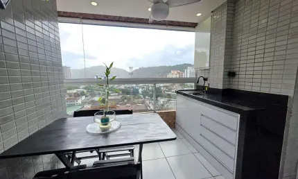 Apartamento à venda em Praia Grande no bairro do Canto do Forte  -1 dorm 1 suíte