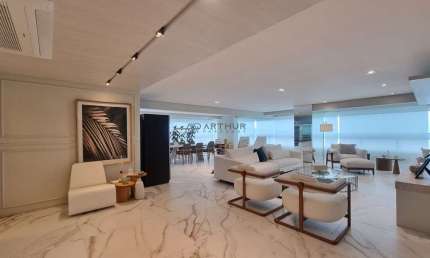 Apartamento em Praia Grande, Guilhermina com 4 quartos, 4 suítes, 295m²