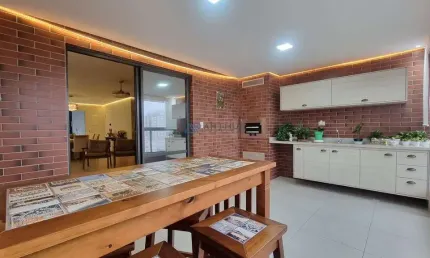 Apartamento à venda em praia grande, guilhermina com 3 quartos, 3 suítes, 145m²