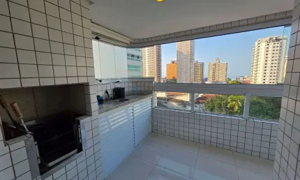 Apartamento à venda em Praia Grande  na aviação com 1 dormitórios
