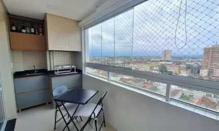 Apartamento em praia grande à venda no bairro vila tupy