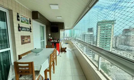 Apartamento à venda em praia grande na guilhermina com 2 dormitórios
