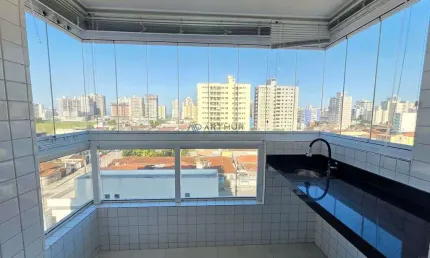Apartamento à venda em praia grande na aviação com 1dorm