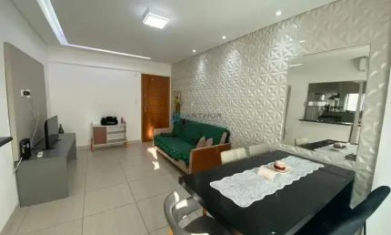 Apartamento à venda em praia grande com 1 quarto no caiçara 200m da praia