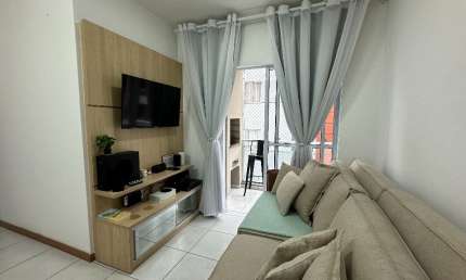 Apartamento mobiliado com 1 suíte mais 2 quartos à venda no bairro Floresta em Joinville - SC por R$ 460.000,00.