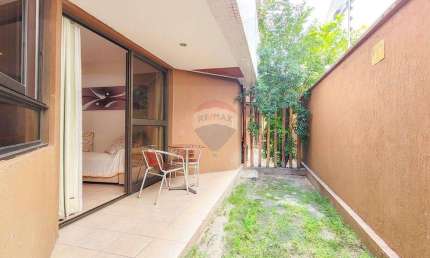 Flat Com Jardim à Beira-mar em Ponta Negra, Natal 1 Suíte 48m² Lazer e Segurança 24 horas