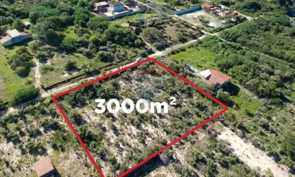 Terreno Murado de 3.000m² à Venda na Estrada de Pium – Próximo ao Posto Campo Belo e ao Bosque do Coqueiral – Por Apenas R$ 65 Mil!