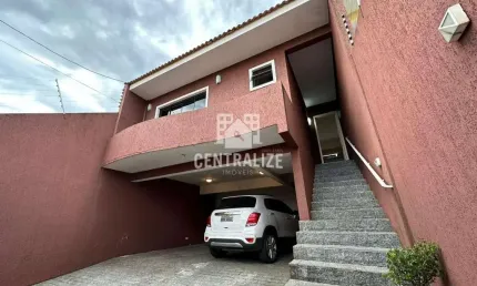 Sobrado com 3 dormitórios à venda, oficinas, ponta grossa - pr