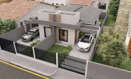 Casa com 2 quartos à venda no Cará-cará, Ponta Grossa 